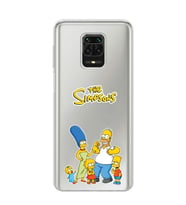 Redmi Note 9 Pro / 9s Uyumlu Simpsonlar Tasarımlı Şeffaf Telefon Kılıfı