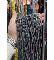 Hematit Taşı Mat Gri 6x2mm Doğal Taş Dizi