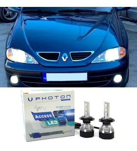 Renault Megane 1 Led Xenon Kısa Far Ampulü H7 Access Yeni Seri Beyaz