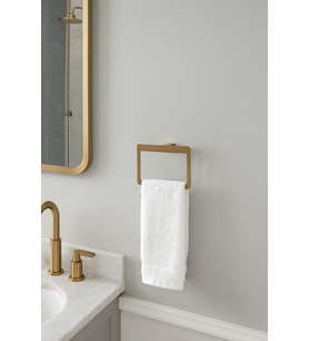 Yuvarlak Havluluk, 23cm - Mat Altın