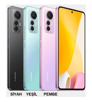 Xiaomi 12 Lite Arka Kapak Pil Kapağı (Siyah)
