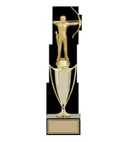 ODAK KUPA - Figürlü Kupalar - Okçu Figürlü Kupalar FG-039 B - 33 cm