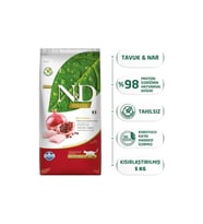 N&D Prime Tahılsız Tavuk & Nar Kısırlaştırılmış Yetişkin Kedi Maması, 5 Kg