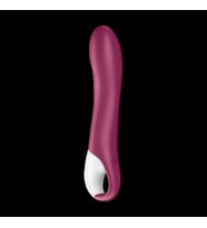 Satisfyer Kavraması Kolay Telefon İle Kontrol Edilen Güçlü Titreşimli Isıtmalı Ve Şarjlı Vibratör