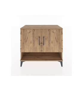 Hyperion Şifonyer Tek Raflı 2 Kapaklı 88x44x80 Çam-Çam
