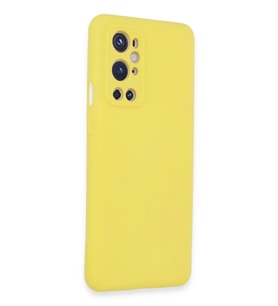Durukar® One Plus 9 Pro Kılıf Nano içi Kadife Silikon - Sarı