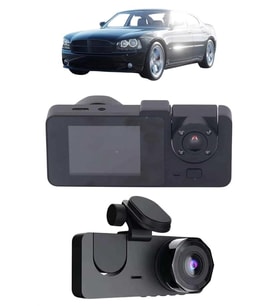 Gece Görüşlü Dvr 3 Lensli Araç İçi Sürüş Kamerası Video Kaydedici