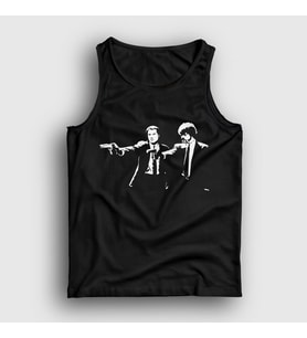Presmono Unisex Siyah Vincent and Jules Film Pulp Fiction Atlet 248858tt