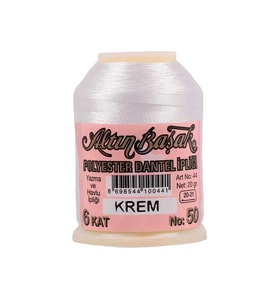 Altınbaşak Oya ve Dantel İpi 20 gr - Royaleks - No: KREM