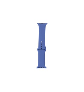 Apple Watch 7 45mm Uyumlu Band Serisi Klasik Kordon Silikon Strap Kayış (Denizci Mavi)