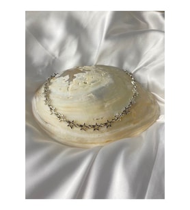 Gümüş Kaplama Yıldızlar Zincir Kolye