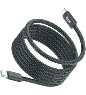 27W Type C to Lightning Şarj Kablosu, Manyetik Tasarımlı Örgülü Hızlı Şarj ve Data Kablosu, (Tüm Lightning iphone ve ipad ile Tam Uyumluluk)