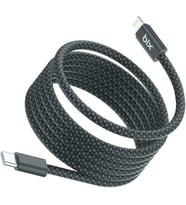 27W Type C to Lightning Şarj Kablosu, Manyetik Tasarımlı Örgülü Hızlı Şarj ve Data Kablosu, (Tüm Lightning iphone ve ipad ile Tam Uyumluluk)