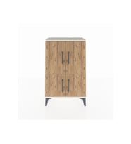 Arges Komodin 2 Raflı 4 Kapaklı 60x30x96 Aytaşı-Çam