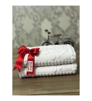 Banyo Ayak Havlusu 2'li(Beyaz)