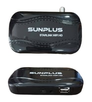SunPlus Starlink WI-FI HD Uydu Alıcısı (Siyah)