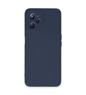 Realme C35 Kılıf Nano İçi Kadife Silikon - Lacivert