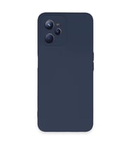 Realme C35 Kılıf Nano İçi Kadife Silikon - Lacivert