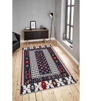 Dijital Baskılı Yıkanabilir Kaymaz Modern Renkli Salon Halısı Mutfak Halısı Yolluk ND-HY-1352 (Çok Renkli)