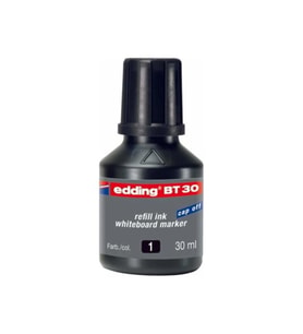 Edding Tahta Kalem Mürekkebi Damlalıklı 30 ML Siyah 2 Li Beyaz Tahta Kalem Mürekkebi