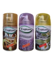 Tropicana Air Freshener Oda Koku Musk Misk Lavender Lavanta Ipeksi Vanilya Koku Parfüm Sprey 260 Ml X 3 Adet Oz4069