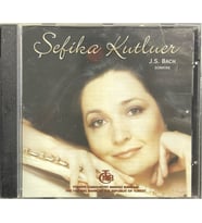 (Müzik CD sidir Plak Değildir) CD Şefika Kutluer J. S. Bach CD
