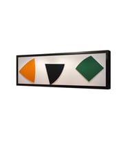 Soyut Çerçeveli Mdf Tablo