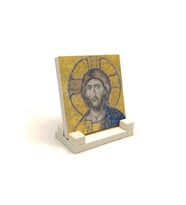 Ayasofya- Isa Mozaiği Baskılı Taş Masaüstlük 10x10