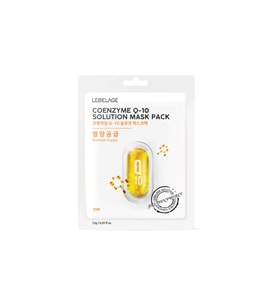 Koenzim Q10 İçeren Aydınlatıcı Nemlendirici Kağıt Maske Coenzyme Q-10 Solution Mask