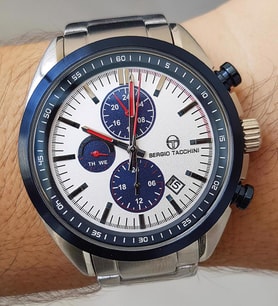 Sergio Tacchini Fonksiyonları Aktif Takvimli Çelik Bilezik Erkek Kol Saati