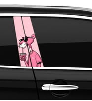 Araba Etiketleri, Tuning Kaplama, Direk Folyosu - Pembe Panter