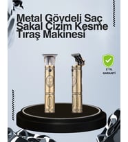 Mey İthalat® Kompakt Tasarımlı, Uzun Pil Ömürlü Saç Sakal Kesme Makinesi