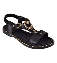 Castle Black Comfort Kadın Sandalet CB-35307 SİYAH