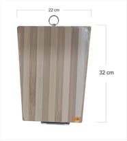 22x32 Cm Kalın Sağlam Gerçek Bambu Ahşap Et Ekmek Tavuk Sebze Meyve Kesme Kesim Tahtası
