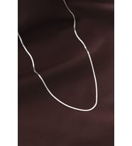 Çelik Gümüş Renk 60 cm İnce İtalyan Zincir Kolye (Karışık)