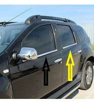 DUSTER CAM ÇİTASI KROM 4 PARÇA 2010 2011 2012 2013 2014 2015 2016 2017