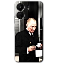 Xiaomi Redmi 13C Kılıf HD Desen Baskılı Kılıf - Atatürk Türk Kahvesi