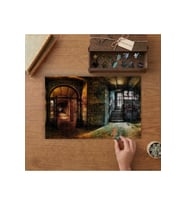 Terkedilmiş Ev - Eski Koridor Tasarımı 240 parça Ahşap Puzzle Ahşap Kutuda MP01589