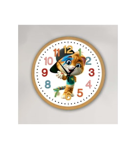 bilge Tasarım retro Duvar Saati 30 x 30 CM (Karışık)