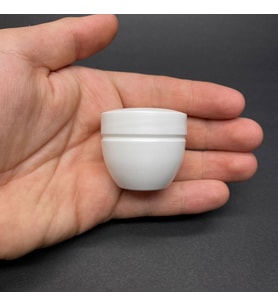 20 Ml Kapaklı Beyaz Krem Kavanozu , 20 Cc Minik Pomat Kutusu , Mini Krem Kutusu x 10 Adet