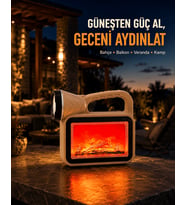 Güneş Enerjili Alev Efektli Lamba COB Led Su Geçirmez Çok Fonksiyonlu