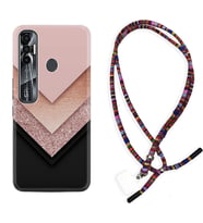 Tecno Spark 6 6 Go 8C 8 Pro 7 7 Pro Kılıf Boyun Asklı Rasta Silikon Great Marble 1405