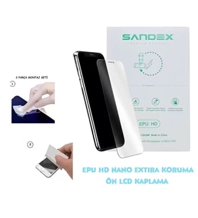 Samsung Z FOLD 8 NANO Ekran Koruyucu Esnek ULTRA İnce - SANDEX - EPU HD