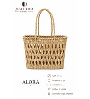 ALORA HASIR EL ÖRMESİ ÇANTA