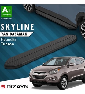 S-Dizayn Hyundai Tucson 2 Skyline Siyah Yan Basamak 173 Cm 2004-2014 A+ Kalite
