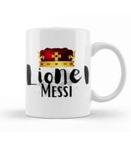 The King Of Football Lionel Messi Artwork Kupa Bardak Porselen