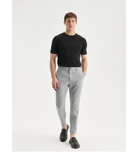LCW Vision Gri Slim Fit Erkek Pantolon