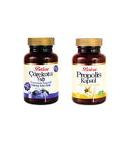 Balen Çörekotu Yağı Kapsül (Soğuk pres)+Propolis Kapsül