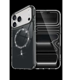 iPhone 17 Pro Live Diamond Magsafe Kapak - Siyah