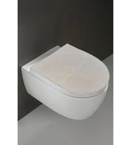 Klozet Kapak Örtüsü, Peluş Düz Vizon Renk, Banyo Klozet Örtüsü